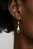 Icy Intensity - Silver Necklace - Paparazzi Accessories Necklace Bedazzle Me Pretty Mobile Fashion Boutique