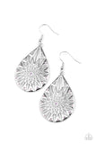 Icy Mosaic - Purple Earrings - Paparazzi Accessories Earrings Bedazzle Me Pretty Mobile Fashion Boutique
