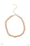 If I Only Had a CHAIN - Gold Necklace - Paparazzi Accessories Necklace Bedazzle Me Pretty Mobile Fashion Boutique