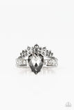 If The Crown Fits - Silver Ring - Paparazzi Accessories Ring FS-Bedazzle Me Pretty Mobile Fashion Boutique
