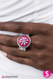 If Today Was A Fairytale - Pink Ring - Paparazzi Accessories Ring Bedazzle Me Pretty Mobile Fashion Boutique