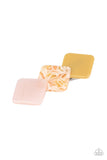Ill Take It From HAIR - Yellow Hair Clip - Paparazzi Accessories Hair Clip Bedazzle Me Pretty Mobile Fashion Boutique