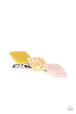 Ill Take It From HAIR - Yellow Hair Clip - Paparazzi Accessories Hair Clip Bedazzle Me Pretty Mobile Fashion Boutique