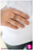 Im All In  - Copper Ring - Paparazzi Accessories Ring Bedazzle Me Pretty Mobile Fashion Boutique