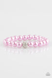 Im Here For The Bride - Purple Bracelet - Paparazzi Accessories Bracelet Bedazzle Me Pretty Mobile Fashion Boutique