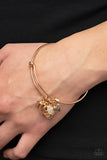 Im Yours - Gold Bracelet - Paparazzi Accessories Bracelet Bedazzle Me Pretty Mobile Fashion Boutique