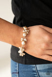 Imperfectly Perfect - Brown Bracelet - Paparazzi Accessories Bracelet Bedazzle Me Pretty Mobile Fashion Boutique