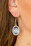 Imperial SHINE-ness - Blue Earrings - Paparazzi Accessories Earrings Bedazzle Me Pretty Mobile Fashion Boutique