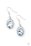 Imperial SHINE-ness - Blue Earrings - Paparazzi Accessories Earrings Bedazzle Me Pretty Mobile Fashion Boutique