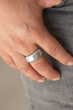 In a Scrape - Silver Ring - Paparazzi Accessories Ring Bedazzle Me Pretty Mobile Fashion Boutique