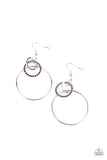 In An Orderly Fashion - Purple Earrings - Paparazzi Accessories Earrings Bedazzle Me Pretty Mobile Fashion Boutique