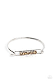 In CHARMS Way - Brown Bracelet - Paparazzi Accessories Bracelet Bedazzle Me Pretty Mobile Fashion Boutique