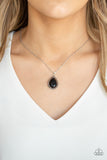 In GLOW Spirits - Black Necklace - Paparazzi Accessories Necklace Bedazzle Me Pretty Mobile Fashion Boutique