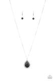 In GLOW Spirits - Black Necklace - Paparazzi Accessories Necklace Bedazzle Me Pretty Mobile Fashion Boutique