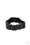 In Plain SIGHTSEER - Black Bracelet - Paparazzi Accessories Bracelet Bedazzle Me Pretty Mobile Fashion Boutique
