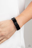 In Plain SIGHTSEER - Black Bracelet - Paparazzi Accessories Bracelet Bedazzle Me Pretty Mobile Fashion Boutique
