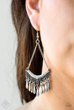 In ROGUE - Silver Earrings - Paparazzi Accessories Earrings Bedazzle Me Pretty Mobile Fashion Boutique