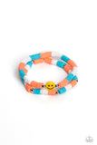 In SMILE - Orange Bracelet - Paparazzi Accessories Bracelet Bedazzle Me Pretty Mobile Fashion Boutique