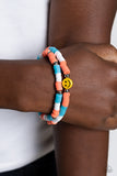 In SMILE - Orange Bracelet - Paparazzi Accessories Bracelet Bedazzle Me Pretty Mobile Fashion Boutique