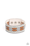 In the FRONTIER Running - Silver Bracelet - Paparazzi Accessories Bracelet Bedazzle Me Pretty Mobile Fashion Boutique