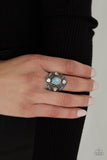 In The Limelight - Blue Ring - Paparazzi Accessories Ring Bedazzle Me Pretty Mobile Fashion Boutique