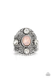 In The Limelight - Pink Ring - Paparazzi Accessories Ring Bedazzle Me Pretty Mobile Fashion Boutique