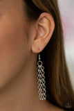 In The MANE-stream - Silver Necklace - Paparazzi Accessories Necklace Bedazzle Me Pretty Mobile Fashion Boutique