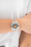 Incredibly Indie - Brown Bracelet - Paparazzi Accessories Bracelet Bedazzle Me Pretty Mobile Fashion Boutique