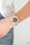 Incredibly Indie - Orange Bracelet - Paparazzi Accessories Bracelet Bedazzle Me Pretty Mobile Fashion Boutique