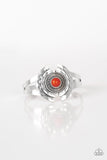 Incredibly Indie - Orange Bracelet - Paparazzi Accessories Bracelet Bedazzle Me Pretty Mobile Fashion Boutique