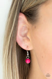 Inde-PENDANT Idol - Pink Necklace - Paparazzi Accessories Necklace Bedazzle Me Pretty Mobile Fashion Boutique