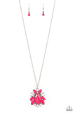 Indie Icon - Pink Necklace - Paparazzi Accessories Necklace Bedazzle Me Pretty Mobile Fashion Boutique