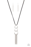 Industrial Conquest - Black Necklace - Paparazzi Accessories Necklace Bedazzle Me Pretty Mobile Fashion Boutique
