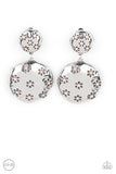 Industrial Fairytale - Pink Clip-On Earrings - Paparazzi Accessories Clip-On Bedazzle Me Pretty Mobile Fashion Boutique