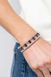Industrial Icing - Purple Bracelet - Paparazzi Accessories Bracelet Bedazzle Me Pretty Mobile Fashion Boutique