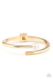 Industrial Impact - Gold Bracelet - Paparazzi Accessories Bracelet Bedazzle Me Pretty Mobile Fashion Boutique
