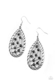 Industrial Incandescence - Black Earrings - Paparazzi Accessories Earrings Bedazzle Me Pretty Mobile Fashion Boutique