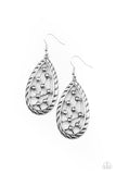 Industrial Incandescence - Silver Earrings - Paparazzi Accessories Earrings Bedazzle Me Pretty Mobile Fashion Boutique