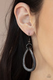 Industrial Intimidation - Black Necklace - Paparazzi Accessories Necklace Bedazzle Me Pretty Mobile Fashion Boutique