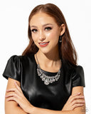 Infinite Idol - White Necklace - Paparazzi Accessories Necklace Bedazzle Me Pretty Mobile Fashion Boutique