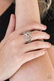 Infinite Illumination - Silver Ring - Paparazzi Accessories Ring Bedazzle Me Pretty Mobile Fashion Boutique