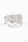 Infinite Illumination - Silver Ring - Paparazzi Accessories Ring Bedazzle Me Pretty Mobile Fashion Boutique