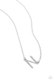 INITIALLY Yours - N - Multi Necklace - Paparazzi Accessories Necklace Bedazzle Me Pretty Mobile Fashion Boutique