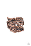 Inner FLIGHT - Copper Ring - Paparazzi Accessories Ring Bedazzle Me Pretty Mobile Fashion Boutique