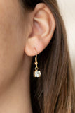 Inner STARLIGHT - Gold Necklace - Paparazzi Accessories Necklace Bedazzle Me Pretty Mobile Fashion Boutique