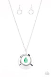 Inner Tranquility - Green Necklace - Paparazzi Accessories Necklace Bedazzle Me Pretty Mobile Fashion Boutique