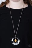 Inner Tranquility - Yellow Necklace - Paparazzi Accessories Necklace Bedazzle Me Pretty Mobile Fashion Boutique
