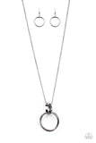 Innovated Idol - Black Necklace - Paparazzi Accessories Necklace Bedazzle Me Pretty Mobile Fashion Boutique