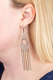 Insane Chain - Multi Earrings - Paparazzi Accessories Earrings Bedazzle Me Pretty Mobile Fashion Boutique