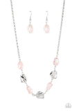 Inspirational Iridescence - Pink Necklace - Paparazzi Accessories Necklace Bedazzle Me Pretty Mobile Fashion Boutique